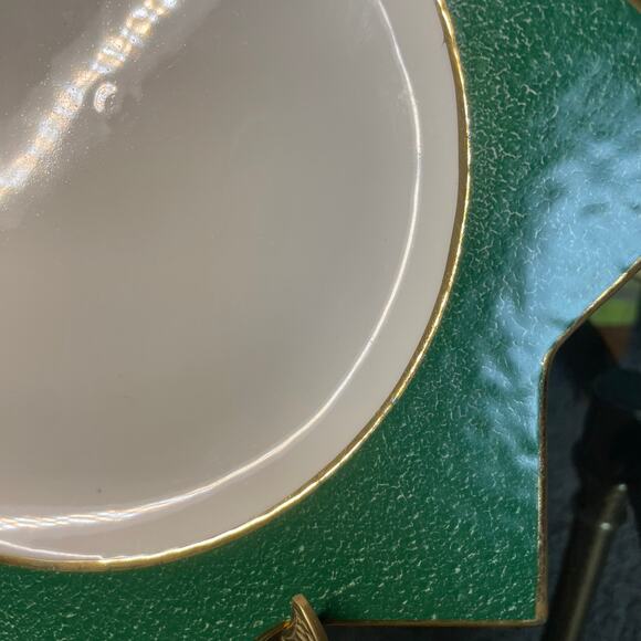 Vietri (Italy)Green Gold Star Accent Dessert Plate - Picture 16 of 16